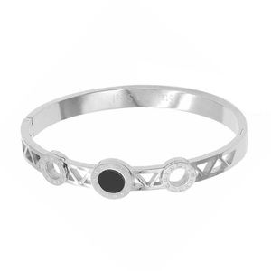 Hinge silver bracelet